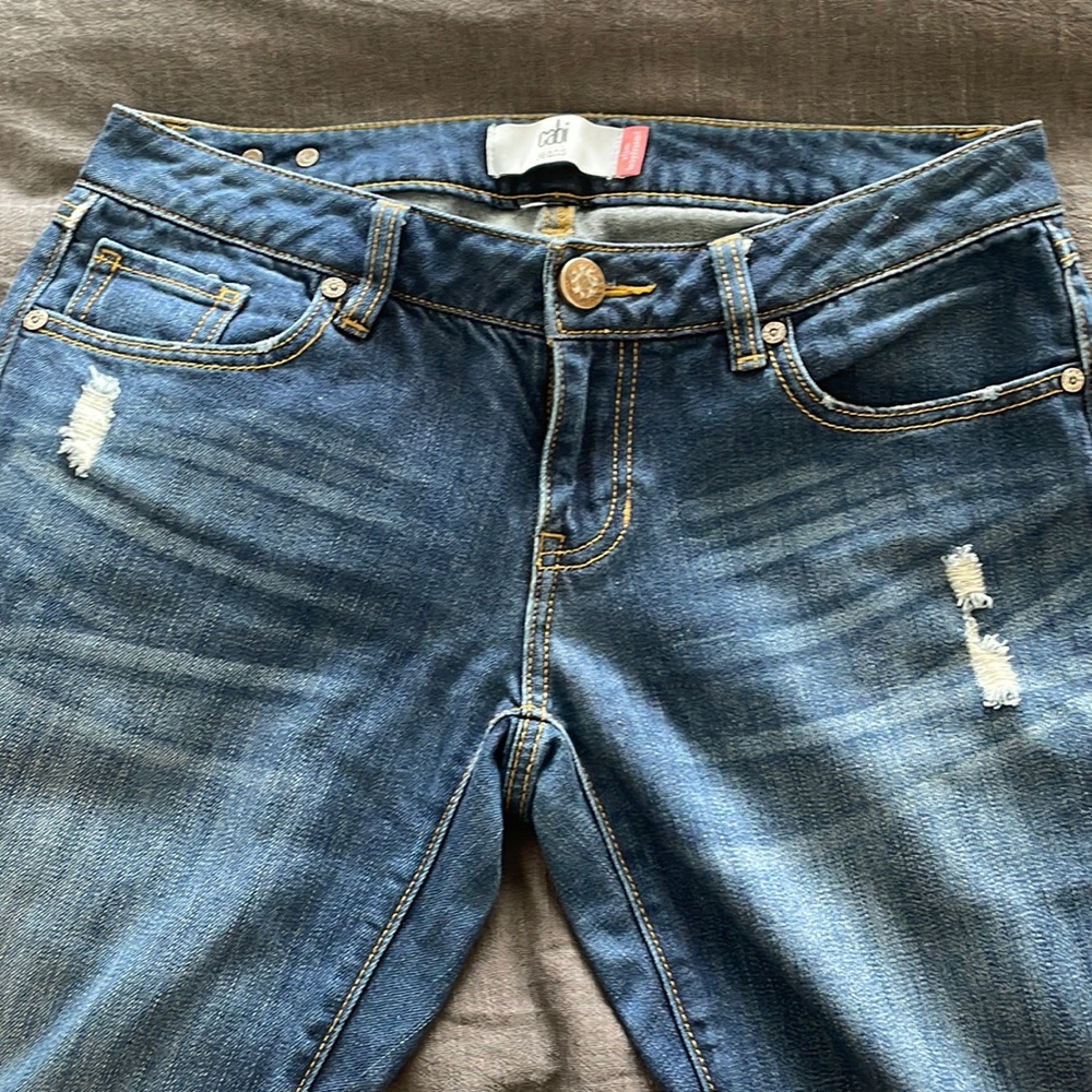 Cabi slim boyfriend jeans - 4